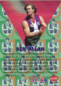 1996 Select AFL #363 Ben Allan Back